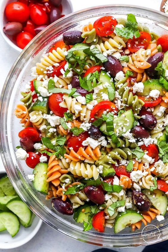 Rainbow Pasta Salad