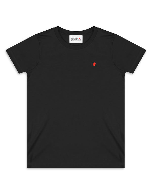 Black Red Star Organic Cotton Eco-Friendly T-Shirt