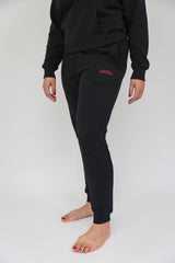 Black Red Star Organic Tracksuit Oversized