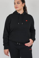 Black Red Star Organic Tracksuit Oversized