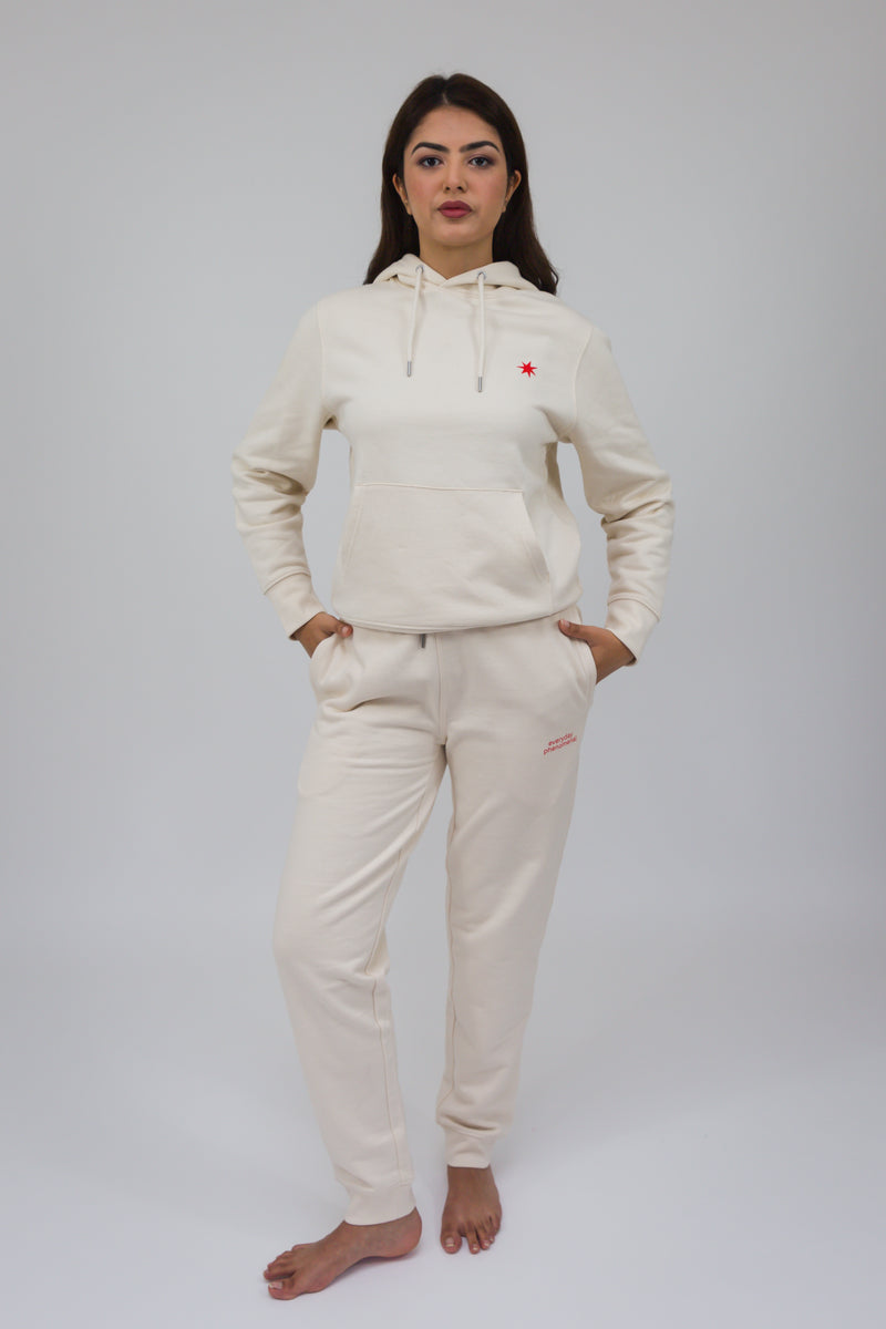 Off White Red Star Organic Tracksuit Set Oversized